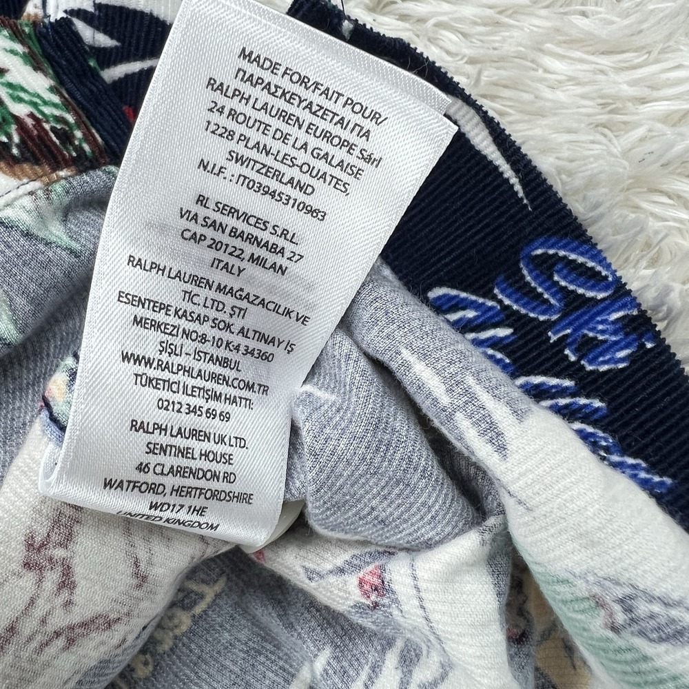 Polo Ralph Lauren Holiday Sun Valley Ski Graphic Button Down Shirt Classic SMALL - Picture 7 of 9